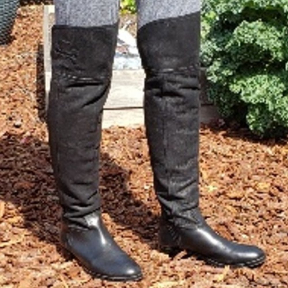 TORY BURCH OVER THE KNEE HIGH BOOTS  SIZE 6.5M